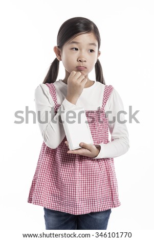 A Asiankorean Japanese Chinese Girlkid Student Child A Asiankorean Japanese Chinese Girlkid Student Child
