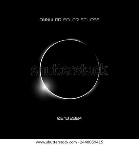 An annular solar eclipse is expected in 2024. The moon will cover the sun, forming a solar corona.