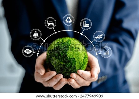 Similar – Image, Stock Photo Green technology