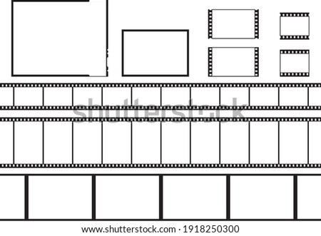 Film image vector material collection