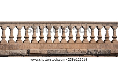 Similar – Image, Stock Photo elegant old building balcony with two box trees