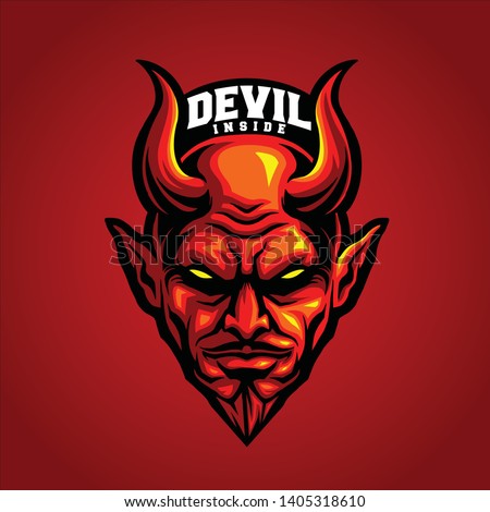 the devil resides in anyone's soul! This vector logo can be used for all your needs.