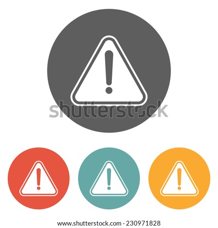 attention sign icon