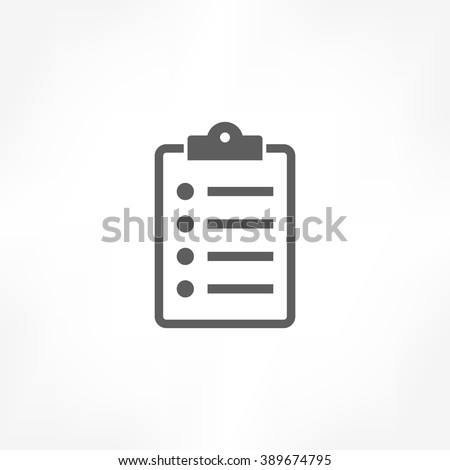 clipboard icon