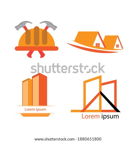 Vector illustration of goods and cargo logo. Set of goods and warehouse stock vector illustration.