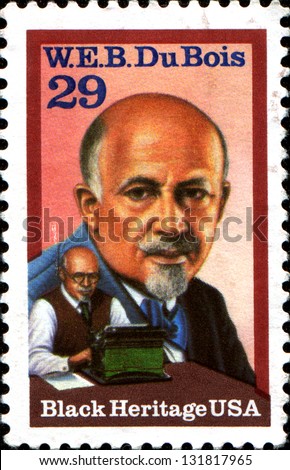 USA - CIRCA 1992: A stamp printed in the United States of America shows social activist W.E.B. Du Bois, circa 1992