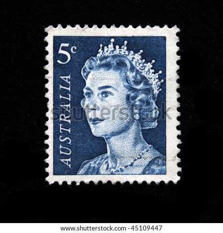 Australia - Circa 1960s: A Stamp Printed In Australia Shows Queen ...
