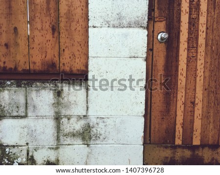 Similar – Image, Stock Photo Concrete, rain, dreariness. If anyone wants to get out