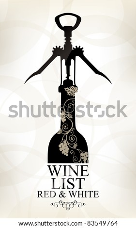 Wine list design