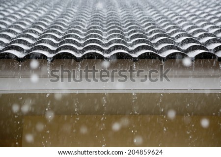 Rain on the roof