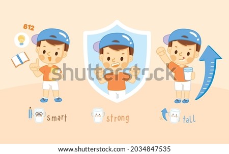 Similar – Image, Stock Photo Strong children