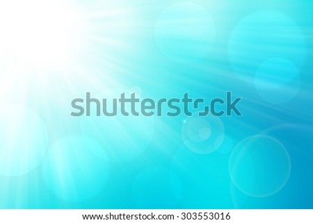 Blurred nature background.Backdrop with color and bright sun light. Summer holidays concept.bokeh background or Christmas background.Green Energy.