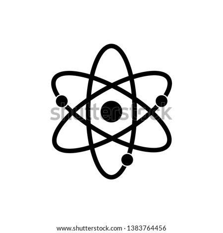 Atom Icon Symbol Vector Illustration - Vector
