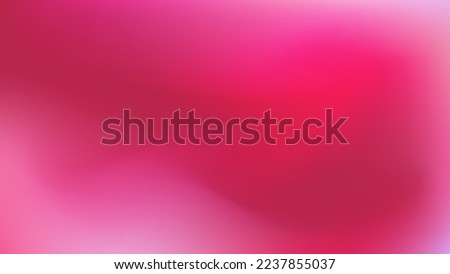 Abstract viva magenta color vector banner. Blurred saturated red pink gradient background. Bright fuchsia smooth spots. Neutral Liquid stains copy space banner. Vector stock backdrop illustration