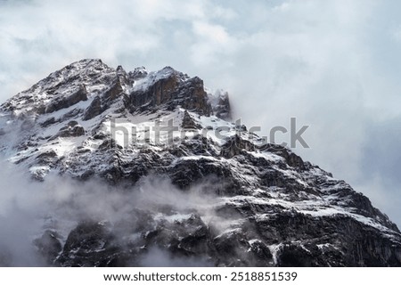 Similar – Foto Bild Rocky Mountain Grat mit Schnee bedeckt