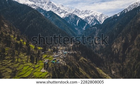 Similar – Image, Stock Photo View of the Himalayas in Nepal