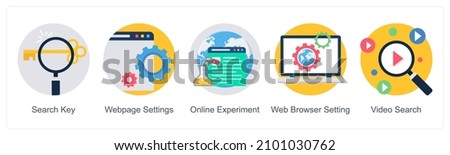 Web Browser Setting Icon Concept 