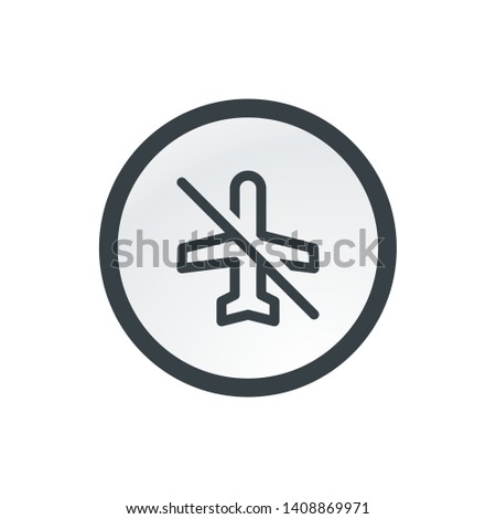 Flight Mode Inactive - Vector App Icon