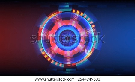 Techno abstract background with maroon and blue gradient mesh nice for wallpaper