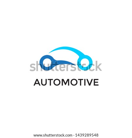 simple car logo vector design template