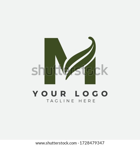 Similar – Image, Stock Photo Green leaves, negative space