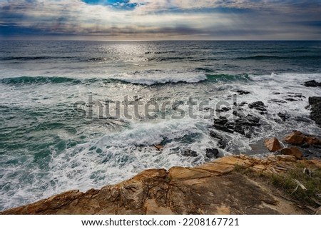 Similar – Image, Stock Photo rocky coast Horizon