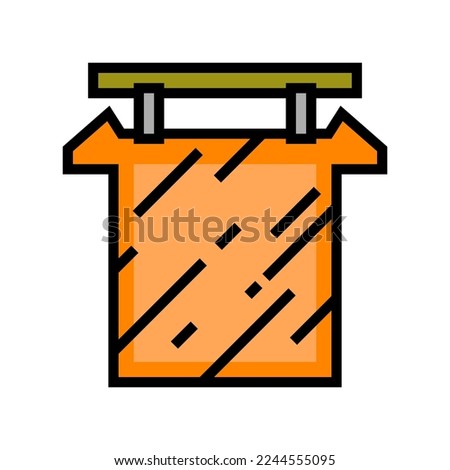anodes copper cast color icon vector. anodes copper cast sign. isolated symbol illustration