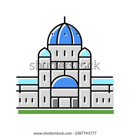 carlton gardens color icon vector. carlton gardens sign. isolated symbol illustration