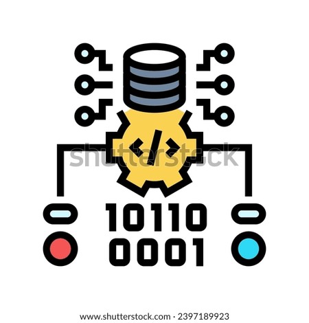 source code management color icon vector. source code management sign. isolated symbol illustration