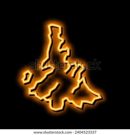 island whitsunday neon light sign vector. island whitsunday illustration