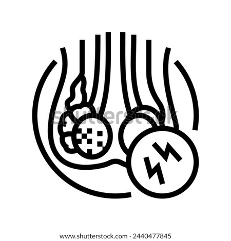 urodynamic testing urology line icon vector. urodynamic testing urology sign. isolated contour symbol black illustration