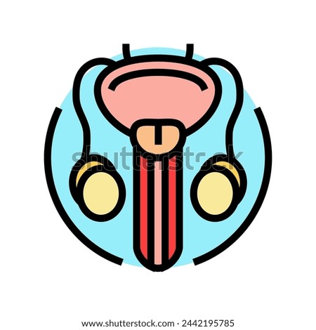 urethral stricture urology color icon vector. urethral stricture urology sign. isolated symbol illustration