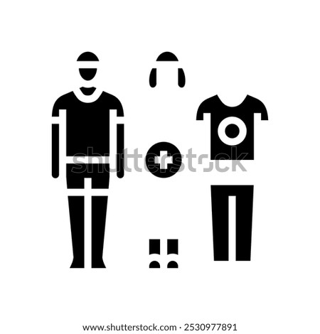 costume play glyph icon vector. costume play sign. isolated symbol illustration