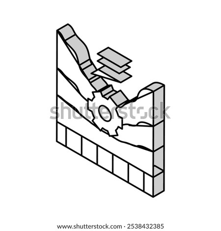 water quality testing hydrogeologist isometric icon vector. water quality testing hydrogeologist sign. isolated symbol illustration