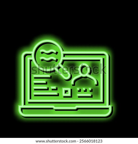 checking status allowance neon light sign vector. checking status allowance illustration