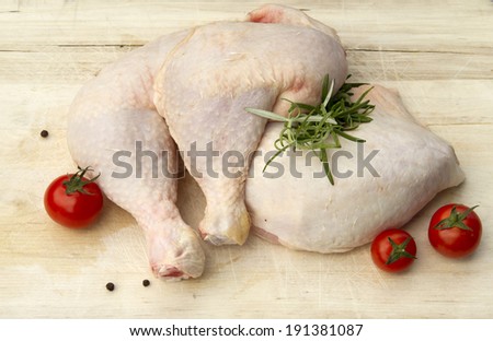 photo of chicken with tomato