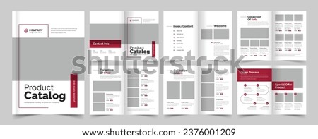 Modern Product Catalog, Brochure Design, Catalogue Template, Company Catalog, Beauty Product Catalogue,