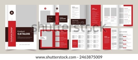 Modern Product Catalog, Brochure Design, Catalogue Template, Company Catalog, Beauty Product Catalogue