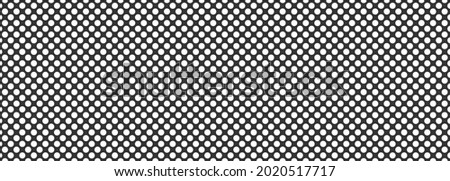 Сircle black mesh. Pattern seamless background. Vector texture illustration