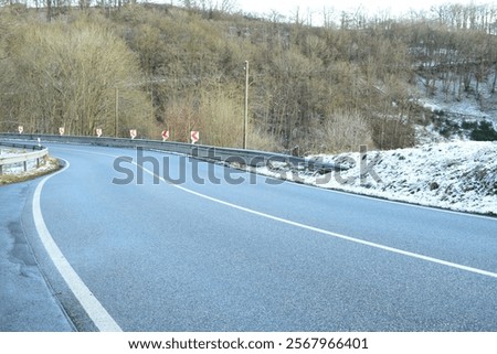 Similar – Image, Stock Photo Snowy winter forest Eifel