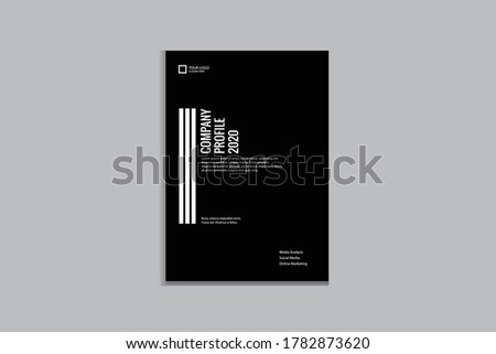 Company Profile Cover Template Design vector for Your Business