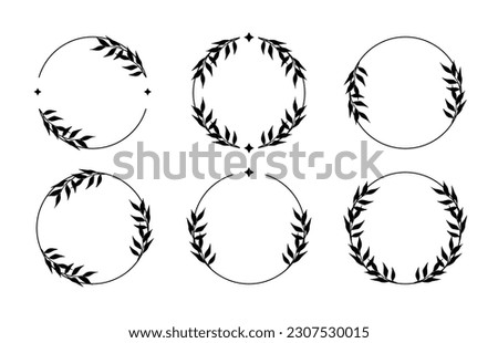 Similar – Image, Stock Photo mysterious circle of branches