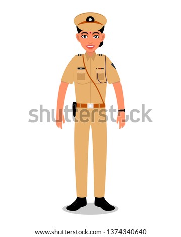 Indian female Police offcer