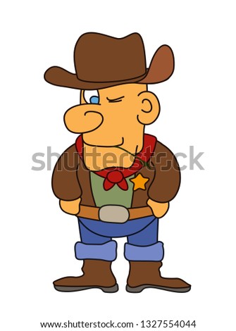 cowboy character cartoon  