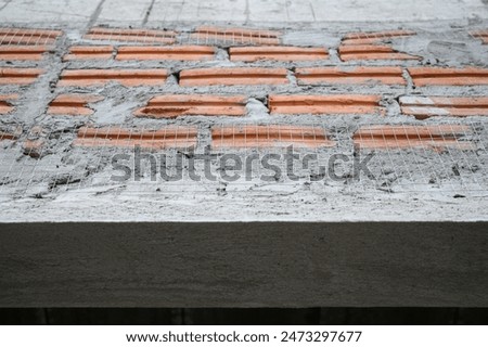 Similar – Image, Stock Photo Red bricks embedded in colorful cobblestones on a square in Bad Salzuflen near Herford in East Westphalia-Lippe, Germany