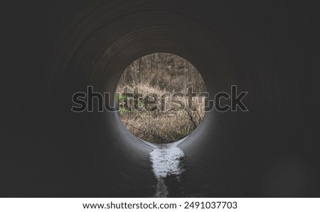 Similar – Image, Stock Photo peephole Round Window