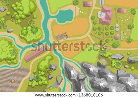 Similar – Image, Stock Photo View of the village Smögen in Sweden