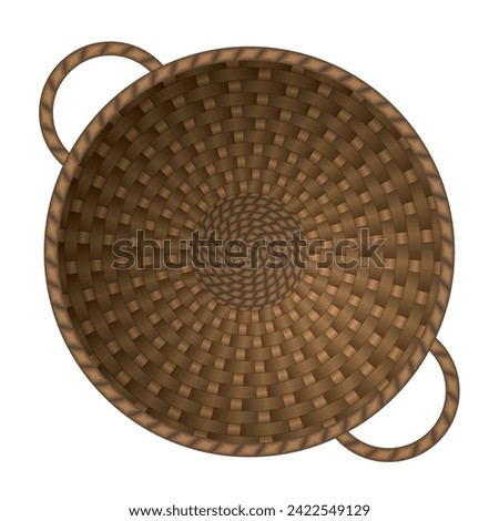 Similar – Image, Stock Photo Top view of basket with eggs