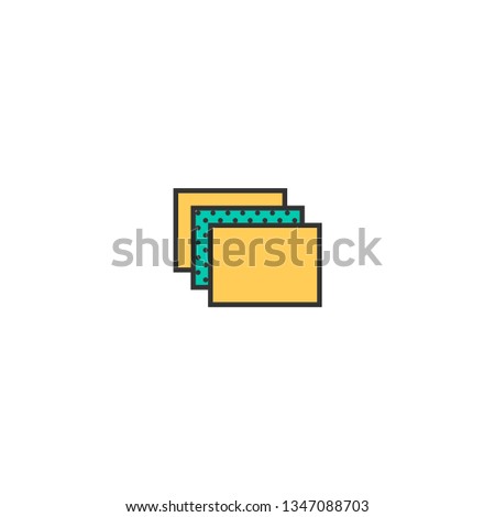 Windows icon design. Essential icon vector illustration