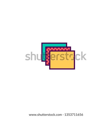 Windows icon design. Essential icon vector illustration